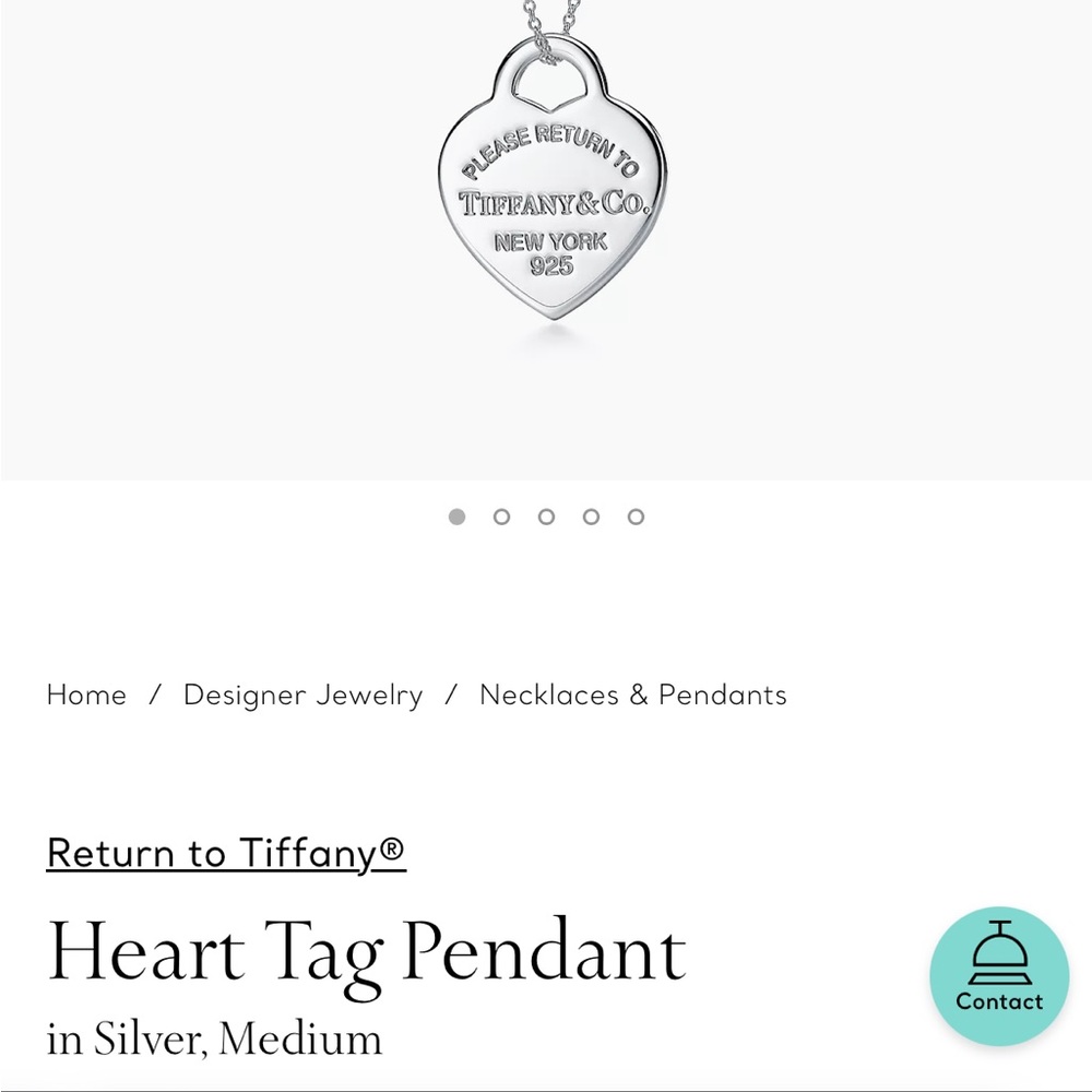 Tiff & Co necklace on ‘18 inch chain.Libra constellation on back no scratches
